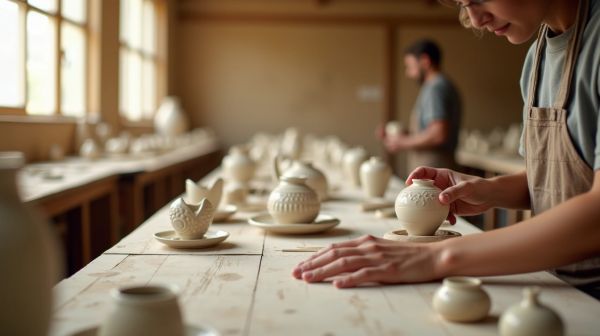 L'artisanat du grès émaillé à la manufacture Jars