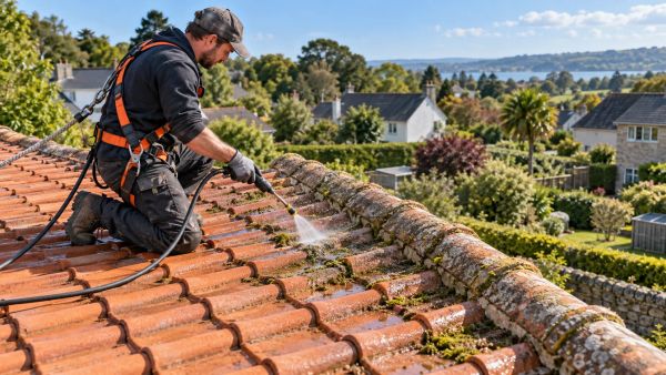 Les avantages du démoussage toiture pour un toit impeccable